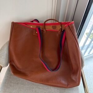 Clare V Le Zip Tote - Brown